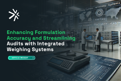 Enhancing Formulation Accuracy and Streamlining Audits with Integrated Weighing Systems